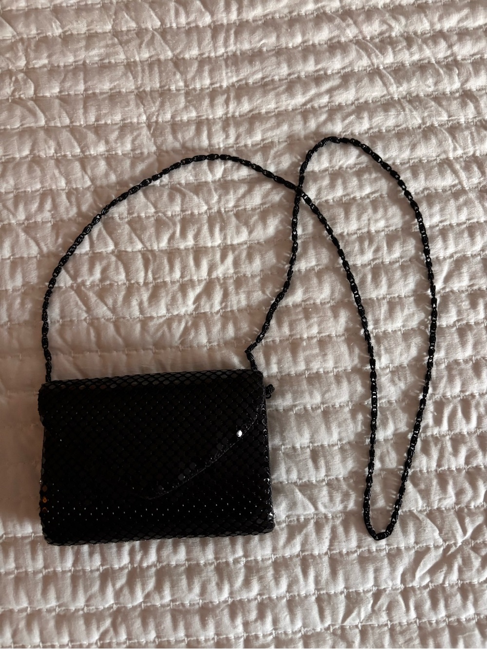 Black Sequin Crossbody Bag - Women